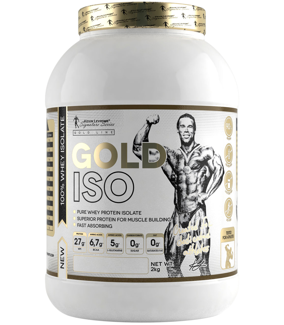 GOLD ISO PROTEIN BY KEVIN LEVRONE 2 KG.